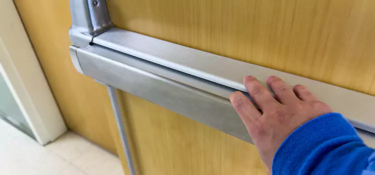 Installing a Push Bar on a Door North Charleston